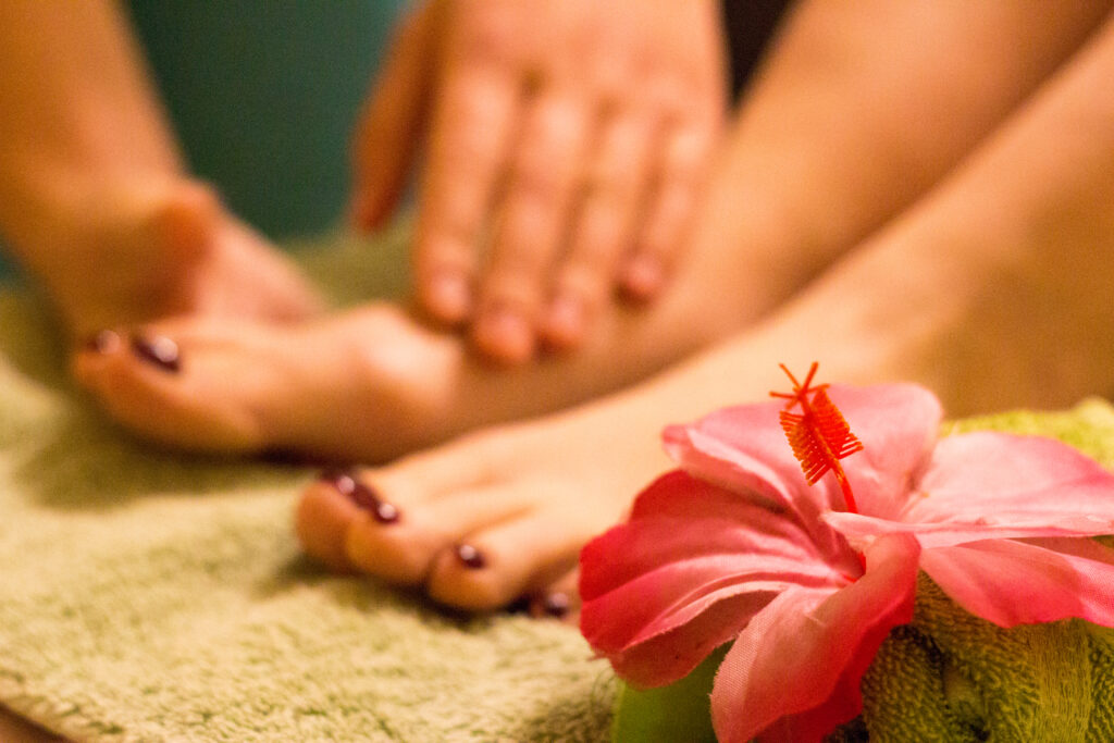 Thai foot massage